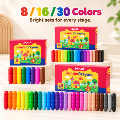 Toddler Friendly Washable Triangle Crayons | Home Art Activity
