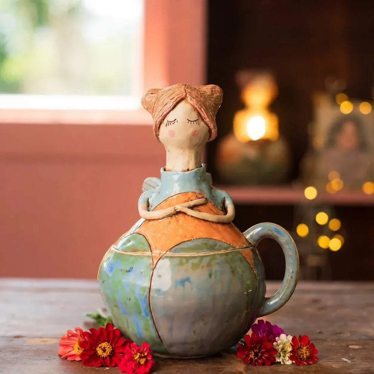⏳ Last Day 49% OFF – 🧚 Handcrafted Fairies Storage Jar/Mug | 8 Whimsical Styles with Removable Fairy Lid for Tea, Treats & Tiny Keepsakes ☕