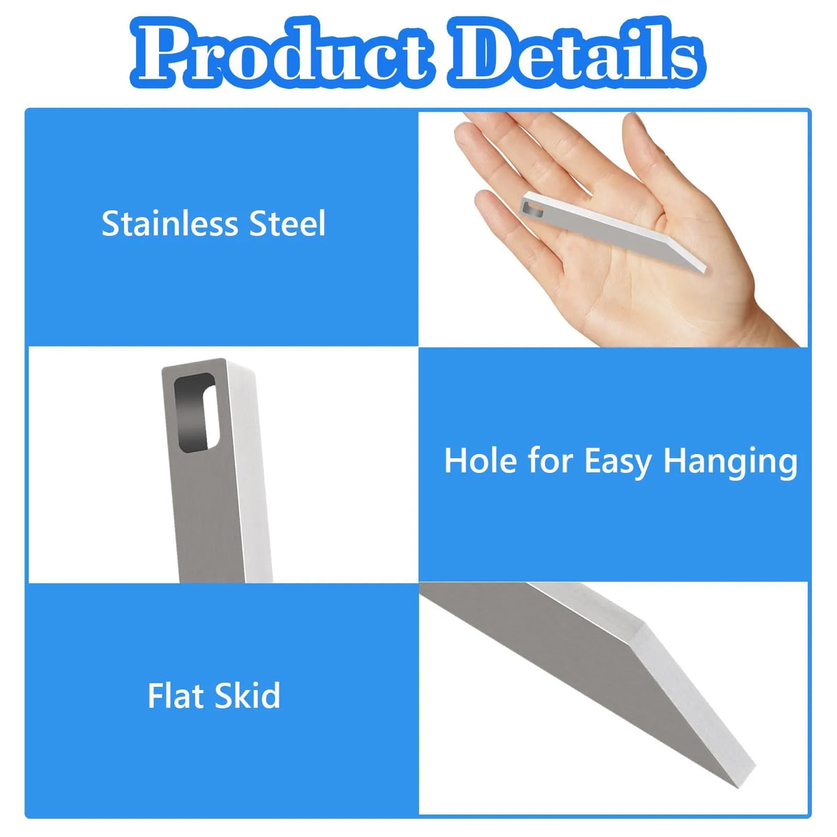 Heavy Duty Keychain Prybar EDC Pry Bar for Every Day Carry Small Stainless Steel or Titanium Key Chain Multitool Prybar for Keys