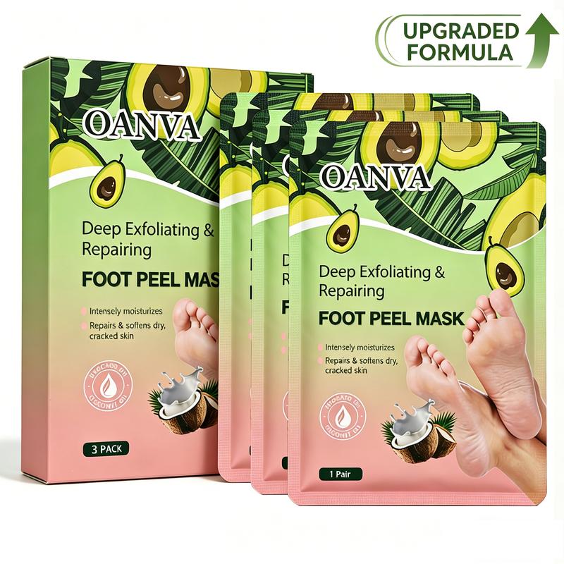 🎉2026 HOT SALE🎉💞50K+ SOLD! 🦶🌿Foot Peel Mask for Dry & Rough Feet | 60‑Minute Nourishing Foot Care 🙌💚
