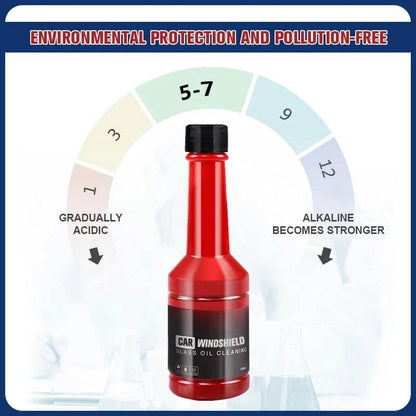 🚗 Car Windshield Oil Film Remover – Deep Cleaning Solution for Clearer Glass, Stubborn Water Stains & Road Grime ✨