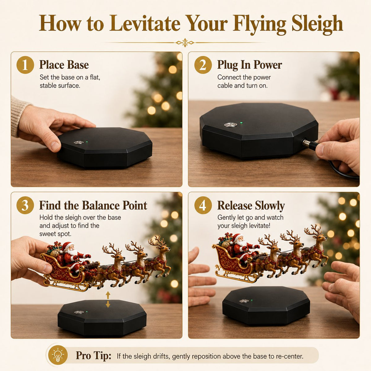 How Is It Floating? 🎅 The Magical Levitating Santa That Brings Instant Wonder