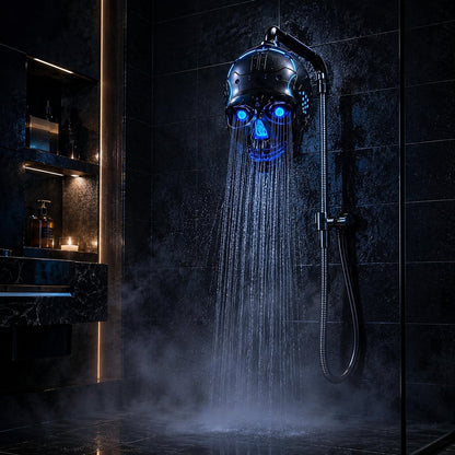 💀✨ Cyberpunk Skull Shower Head — Transform Your Daily Shower Into A Futuristic Light Experience