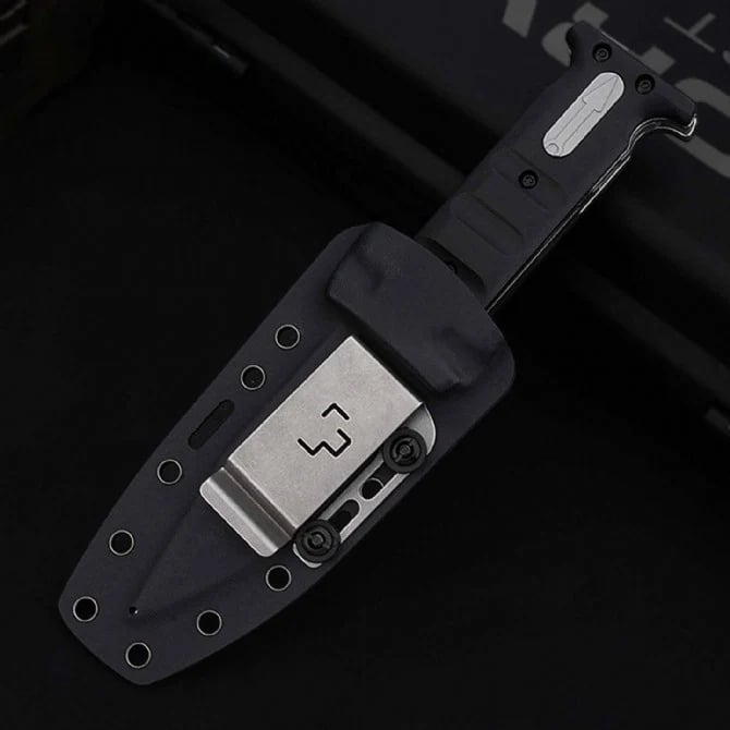 D2 Button Lock Folding Knife