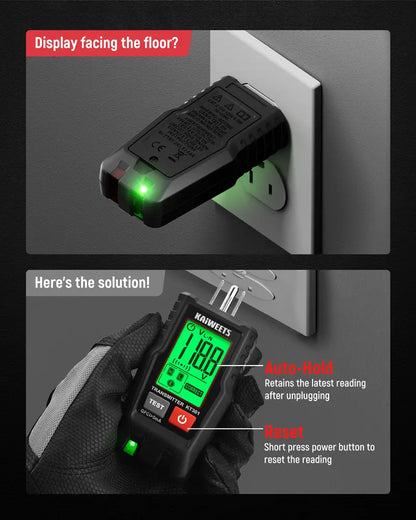 KAIWEETS AC Circuit Breaker Finder Tool with Alert LCD Display
