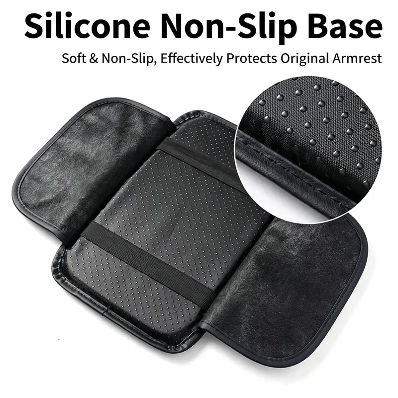 ✨ Car Armrest Cushion & Storage Organizer – Non-Slip Comfort Cover
