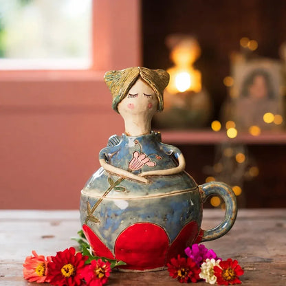 ⏳ Last Day 49% OFF – 🧚 Handcrafted Fairies Storage Jar/Mug | 8 Whimsical Styles with Removable Fairy Lid for Tea, Treats & Tiny Keepsakes ☕