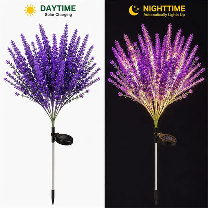✨Nature Inspired Floral Solar Garden Pathway Lighting