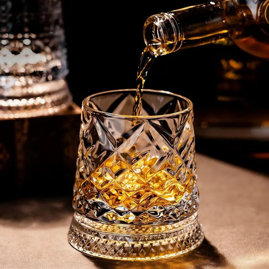 🔥LAST DAY 49% OFF - 🍺Luxury 360° Spinning Crystal Glass✨