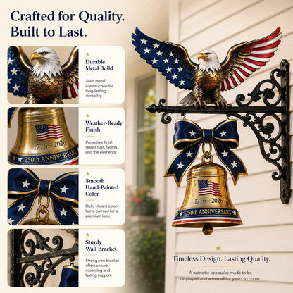 🔔🔔 Ring in the Semiquincentennial: 1776-2026 "Spirit of Liberty" Eagle Bell