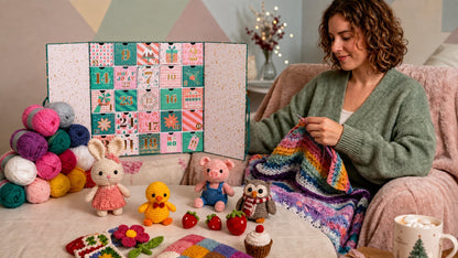 🧶🎄 25 Days of Crochet Magic – Advent Calendar 2026 with Yarn, Tools & Creative Surprises (🔥Same as in the video)