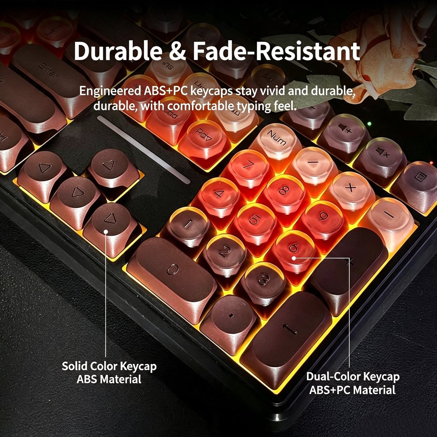 🔥50% OFF！💄FURYCUBE IP108 Lipstick Shape Wireless Mechanical Keyboard, Tri-Mode RGB Desk Keyboard✨