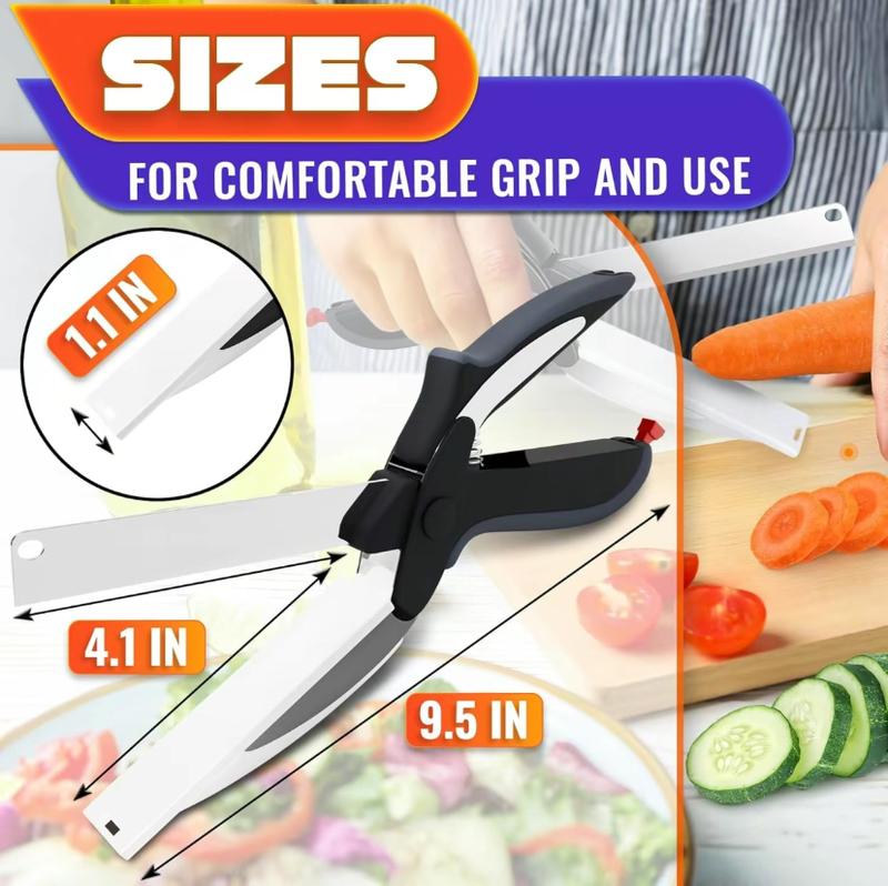 🔪 2-in-1 Detachable Kitchen Food Scissors