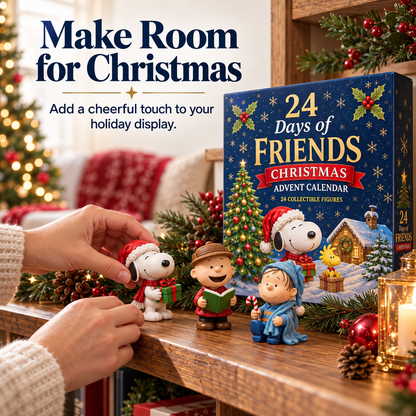 🎄 24 Days Snoopy Friends Christmas Advent Calendar | Collectible Mini Figures