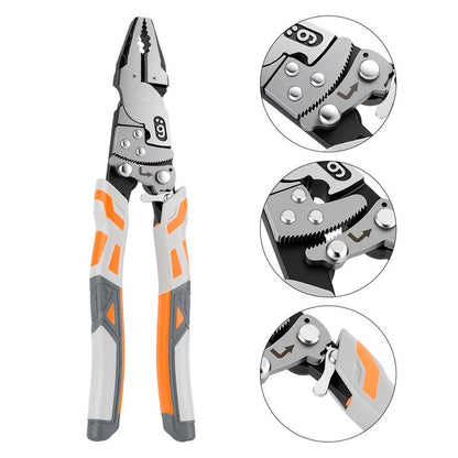 🔧 Self-Locking Ratchet Pliers – Heavy-Duty Grip & Cutter
