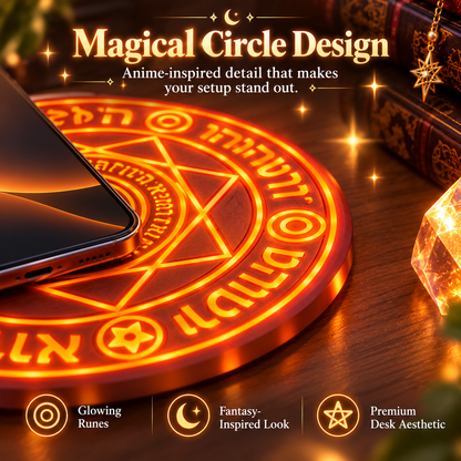 10W Magical Girl Sound and Light Wireless Charger