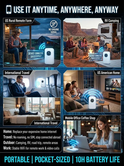 [Global Coverage] Boundless Portable Wi-Fi– 🛡️
