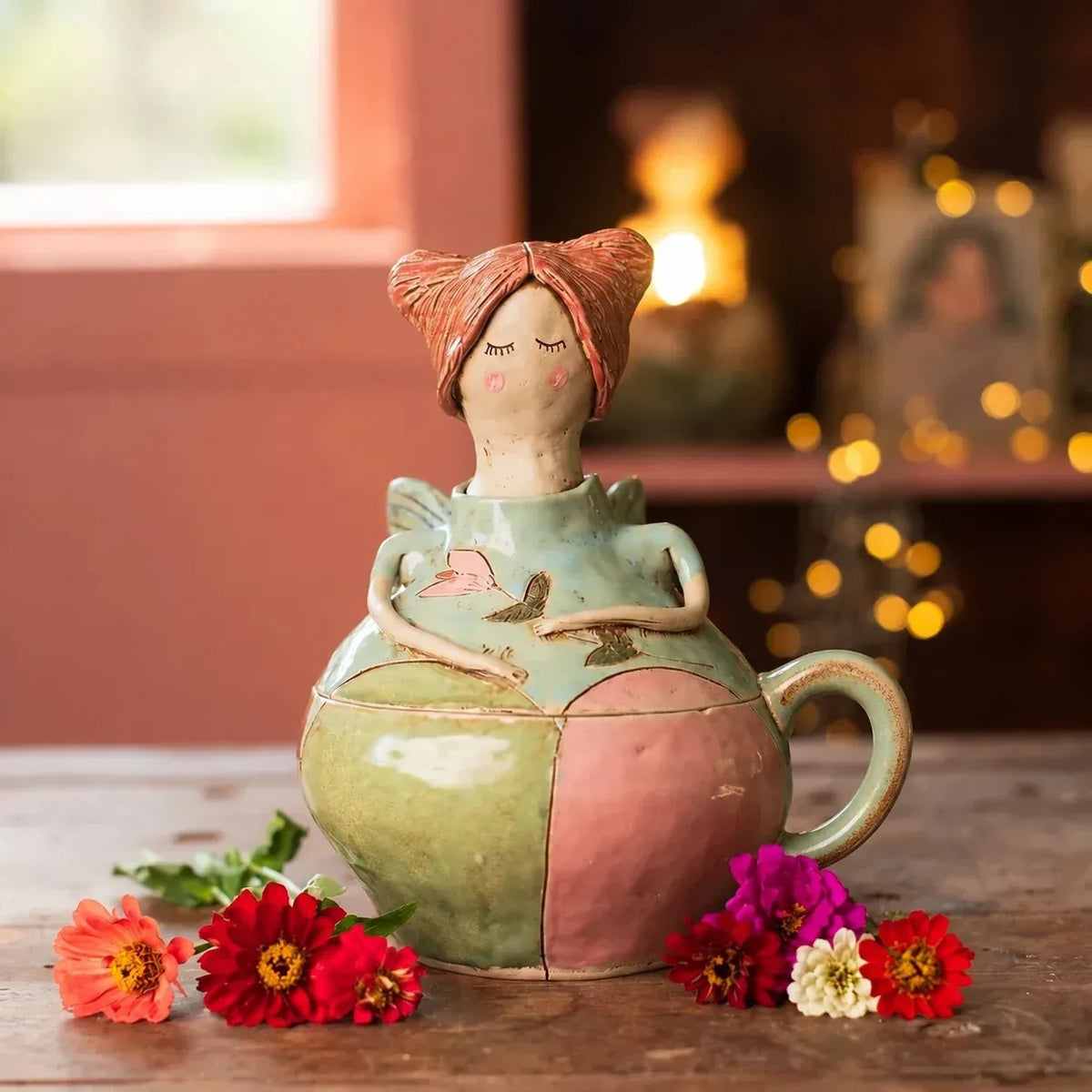 ⏳ Last Day 49% OFF – 🧚 Handcrafted Fairies Storage Jar/Mug | 8 Whimsical Styles with Removable Fairy Lid for Tea, Treats & Tiny Keepsakes ☕