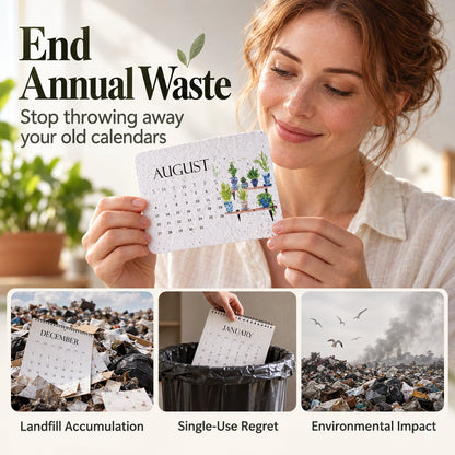 ✨Early Holiday Sale 45% OFF🌱Eco-Friendly Plantable “Timeless” Seed Calendar 2027