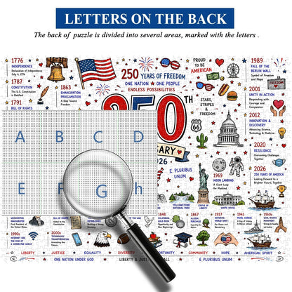 🧩 Patriotic America Jigsaw Puzzle 1000 Pieces 🎁