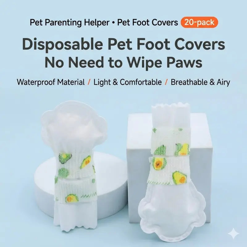 🐾 Ultimate All-Weather Disposable Dog Shoes – All-Year Paw Protection & Comfort 🐶
