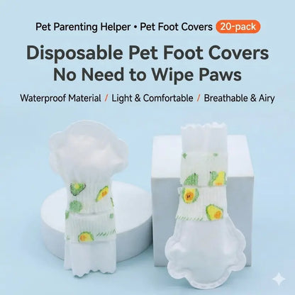 🐾 Ultimate All-Weather Disposable Dog Shoes – All-Year Paw Protection & Comfort 🐶