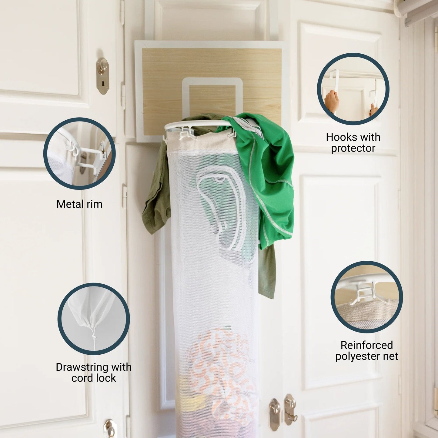 Last Day Hot Sale 49%🏀Laundry Basketball Hamper