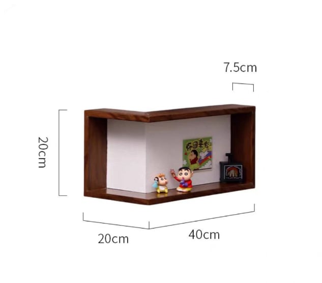 Floating Design Corner Wall Shelf Set📚