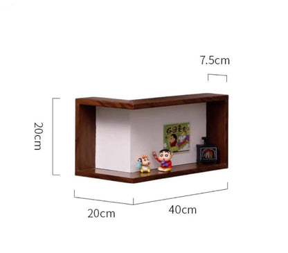 Floating Design Corner Wall Shelf Set📚