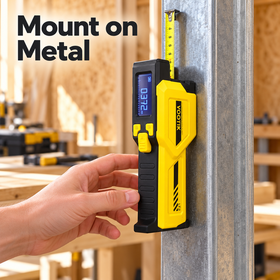 VOOTIK tool mounted vertically on a compatible metal surface