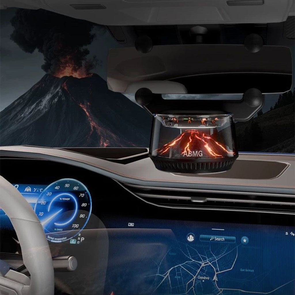 Volcano & Glacier Car Air Freshener