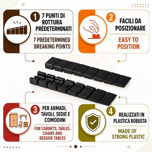 BBQ Grill Leveling Shims — Pack of 2