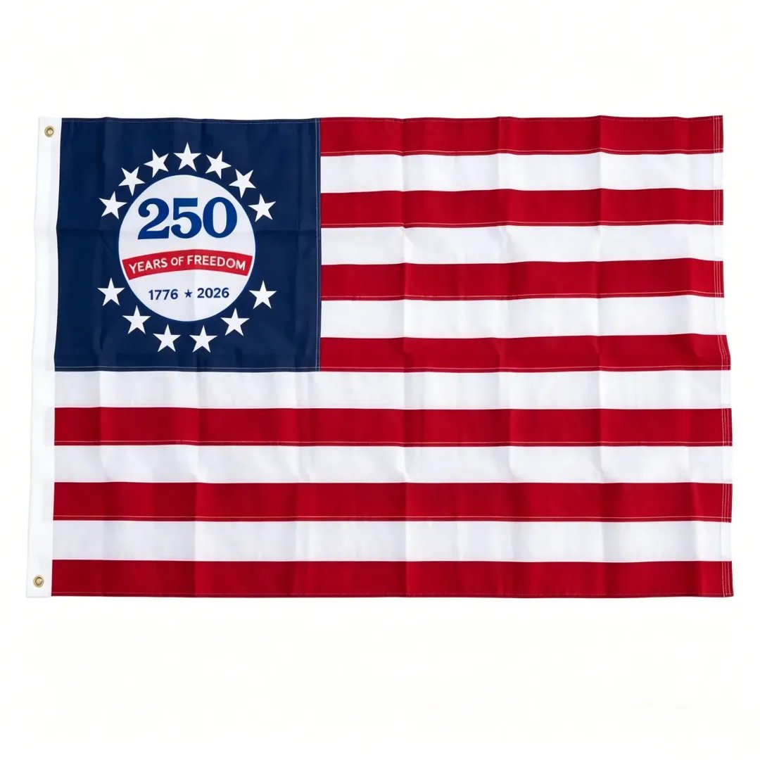 🇺🇸 1776–2026🔥250th Anniversary USA Commemorative Flag (3x5 Ft),Double-Sided Embroidered