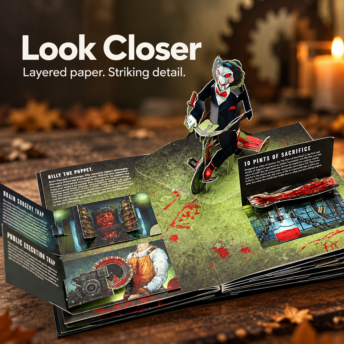 Saw: The Ultimate Pop-Up Book: Jigsaw's Traps Come Alive