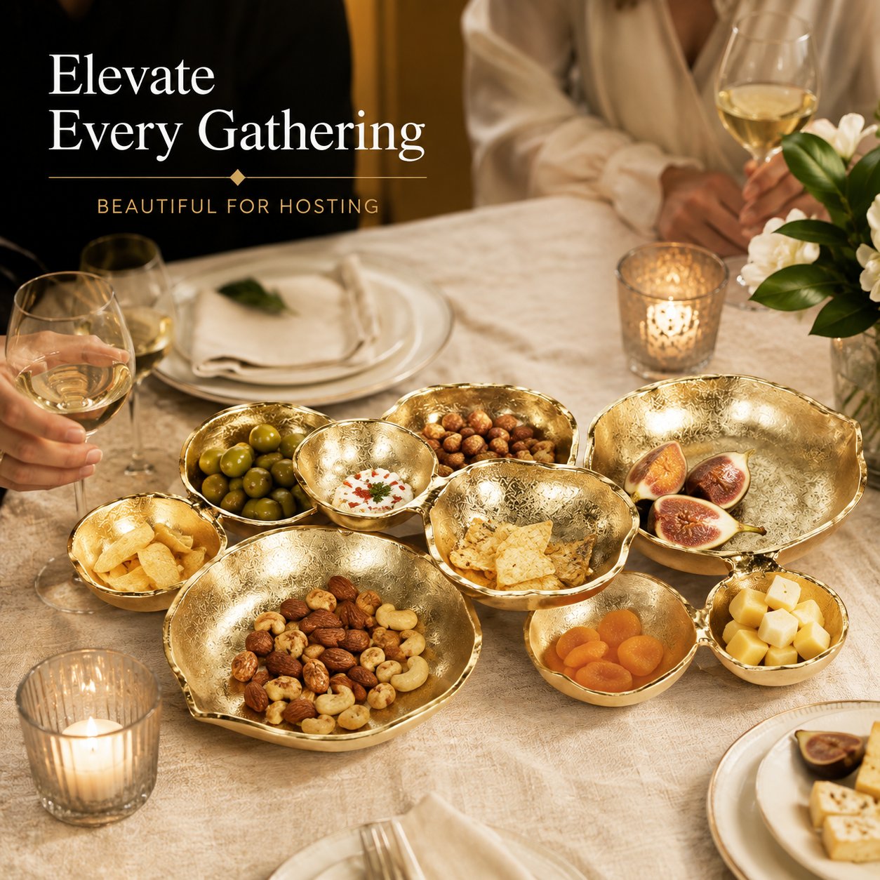 ⏰Limited-time Black Friday sale 49% OFF!!🔥✨ 9-Piece Round Serving Bowl Cluster