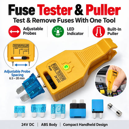 🚗⚡ Automotive Fuse Tester — Quickly Check Fuses & Find Electrical Problems with Ease!
