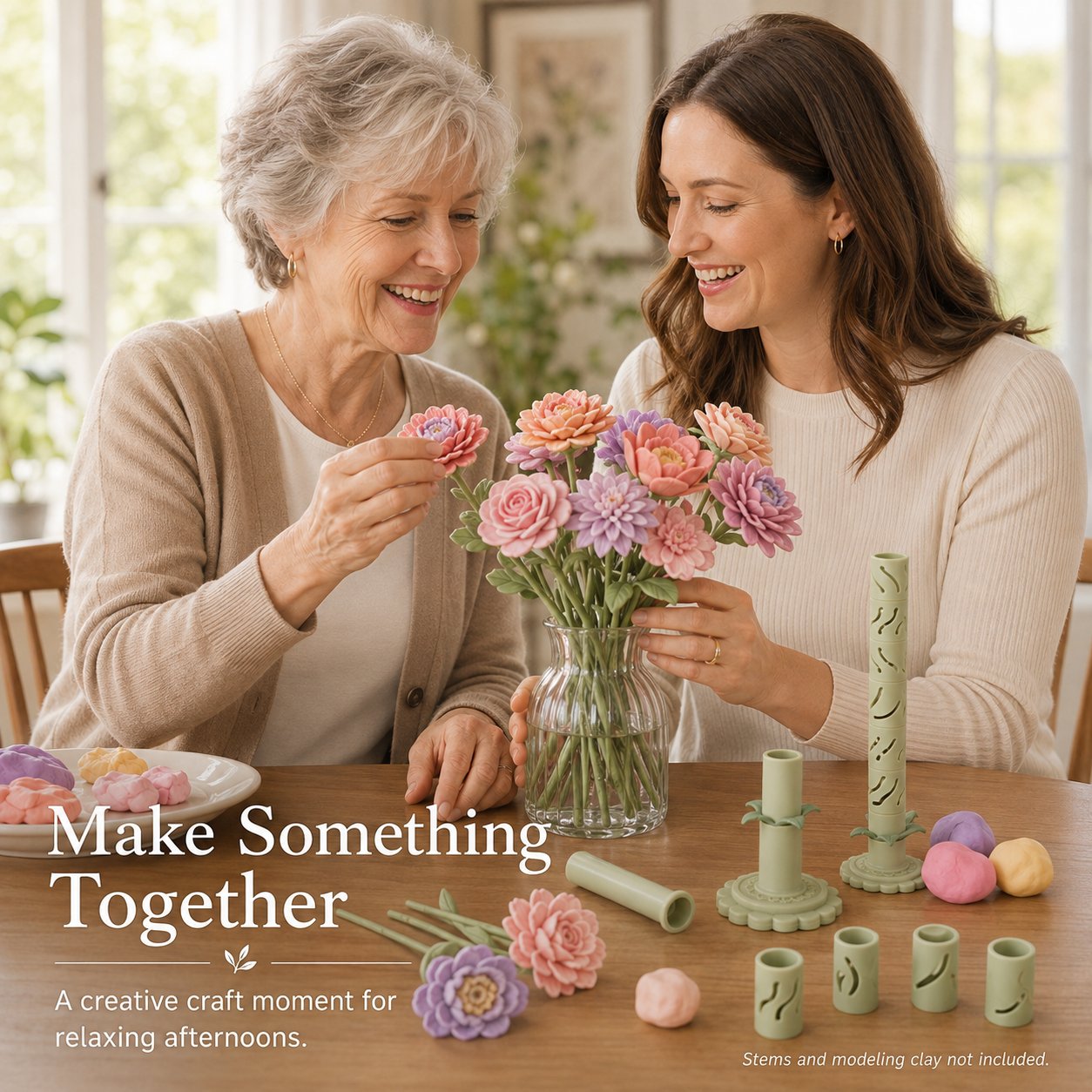 🎉Modular Clay Bloom Maker with 9 Shaping Sleeves