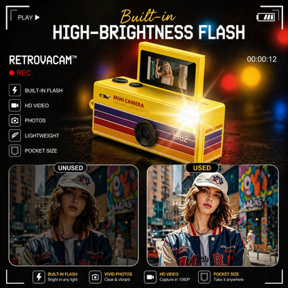 Mini Retro Camera (Film Your Life in 90s Style)