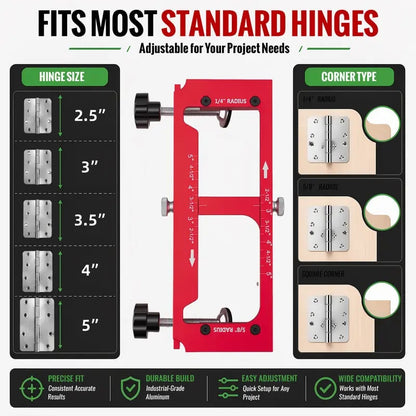 🚪 Door Hinge Cut Out Tool for Door & Cabinet Hinges