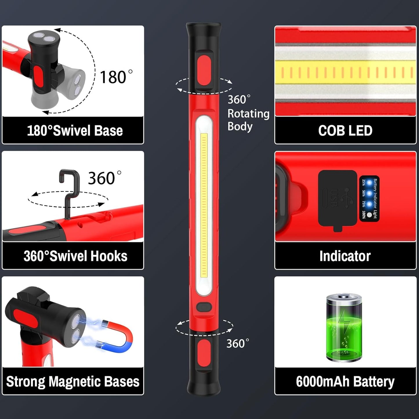 🔥Father's Day 49% OFF🎁Under Hood Work Light Bar