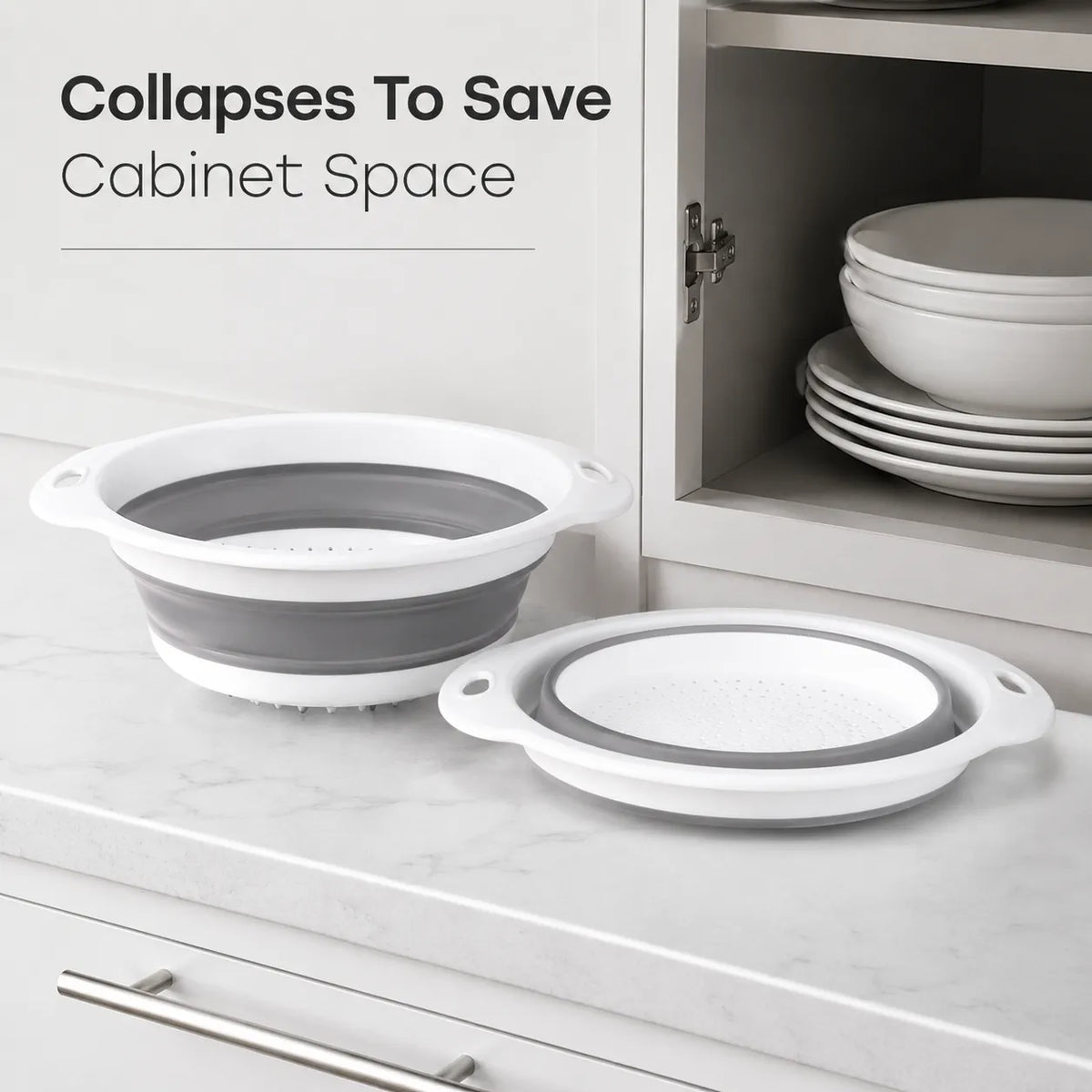 🧺3-Pack Collapsible Colander Set