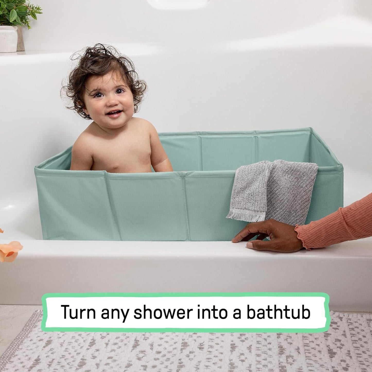 Foldable Portable Toddler Bath Tub, Indoor & Outdoor Travel Baby Bathtub 🛁👶