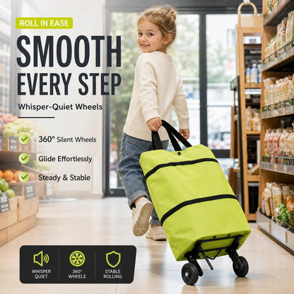 🔥HOT SALE 50% OFF - 🛍️Foldable 2-in-1 Shopping Bag