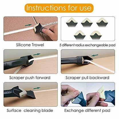 🛠️Silicone Caulking Finishing & Removal Tool Set for Clean Edges