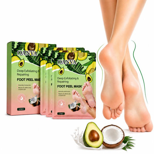 🎉2026 HOT SALE🎉💞50K+ SOLD! 🦶🌿Foot Peel Mask for Dry & Rough Feet | 60‑Minute Nourishing Foot Care 🙌💚