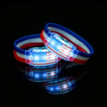 🏆 LED Flag Wristbands – Light Up Your Team Spirit Anywhere!