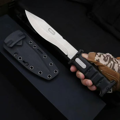 D2 Button Lock Folding Knife