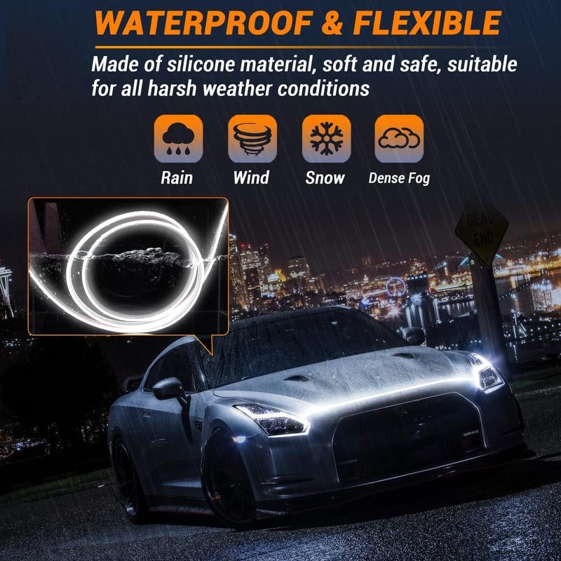 🔥Hot Sale Promotion 49% OFF🎁✨ High Brightness Automotive Hood Gap LED Strip