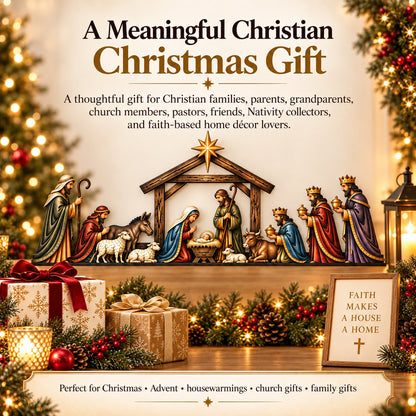 💯✝ Nativity Scene Door Topper | Bring The Story Of Christmas Home