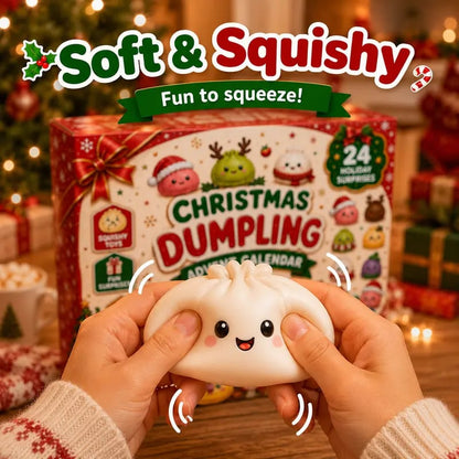 ⚡Hot Sales 49% OFF🔥24-Day Mini Squishies Countdown Calendar – Glitter Dumpling Squeeze Toys for Daily Surprises, Stress Relief & Collectible Fun